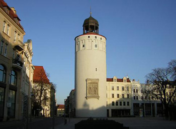 Görlitz Marienplatz mit Dickem Turm